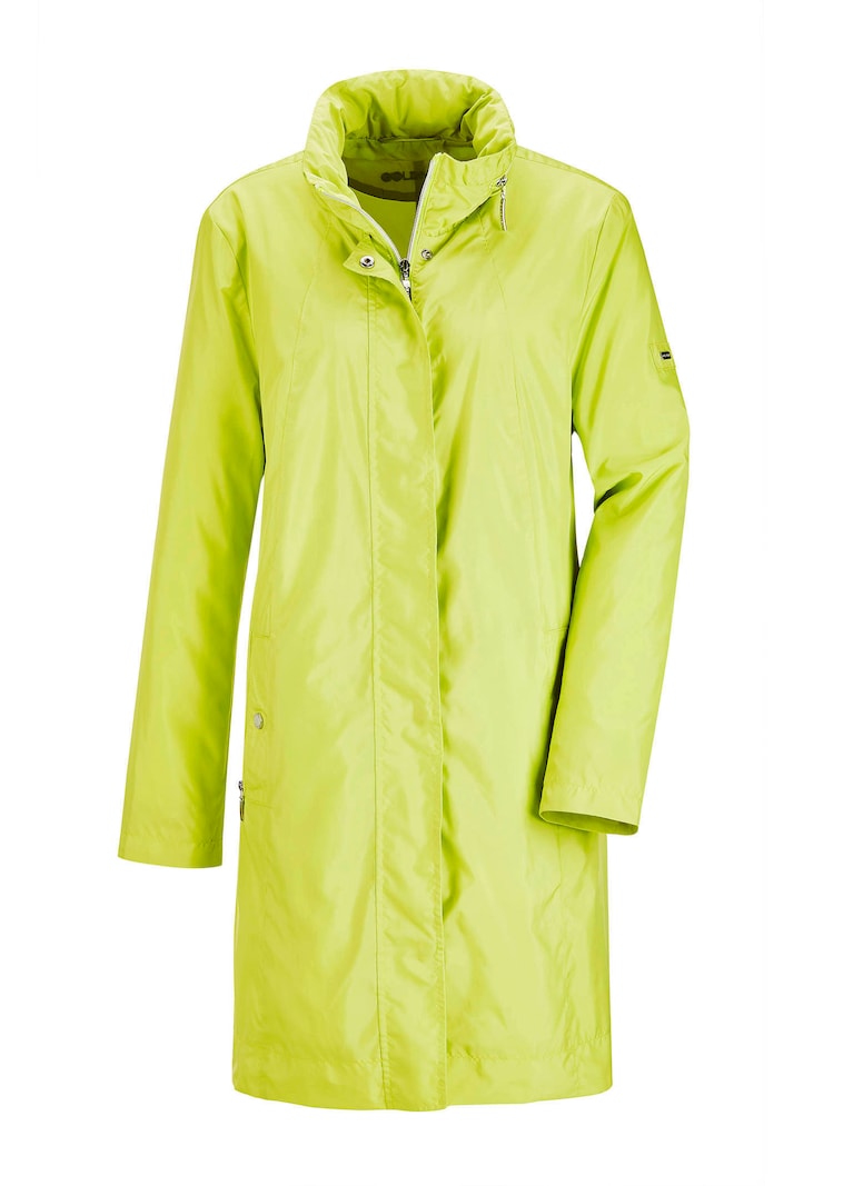Super leichte Longjacke mit versteckter Kapuze