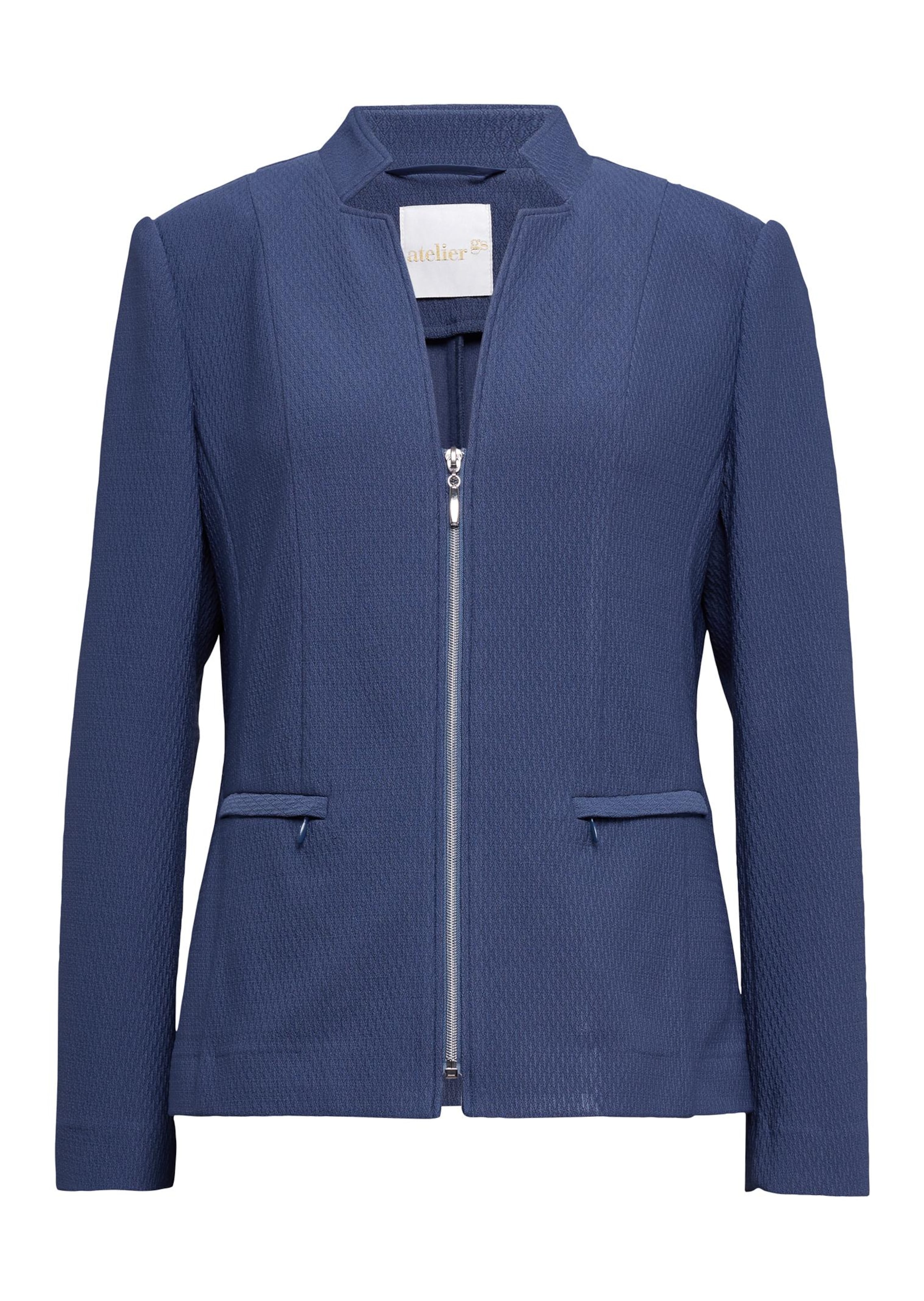 Trageangenehmer Struktur-Jerseyblazer