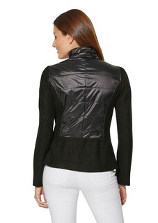 Jacke mit wattiertem Steppeinsatz und Schößchen thumbnail 4
