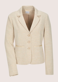 Jersey blazer with a honeycomb pattern thumbnail 7
