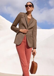 Karierter Blazer im Brit-Chic-Stil thumbnail 1