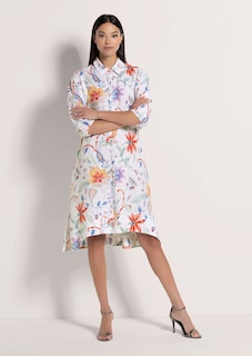 Leinenkleid in Hemdblusenform thumbnail 3