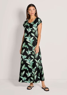 Robe en jersey avec imprimé feuilles thumbnail 2