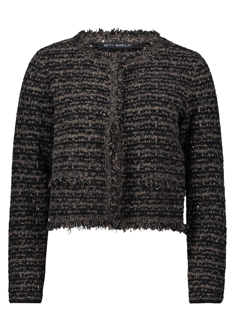 Verkürzter Cardigan mit Pailletten