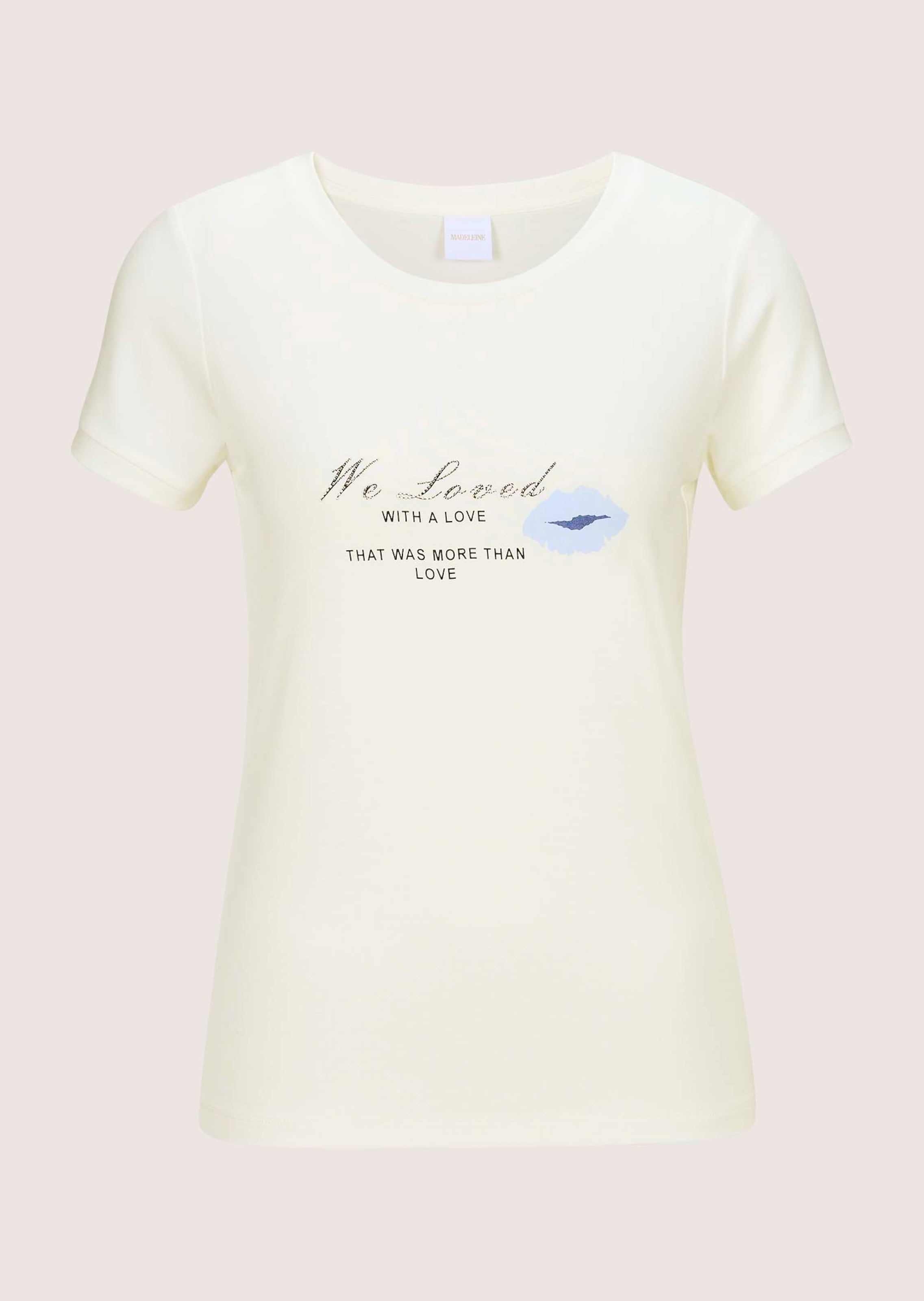 Top with statement print
