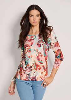 Rundhals-Pullover mit Unikat-Print thumbnail 5