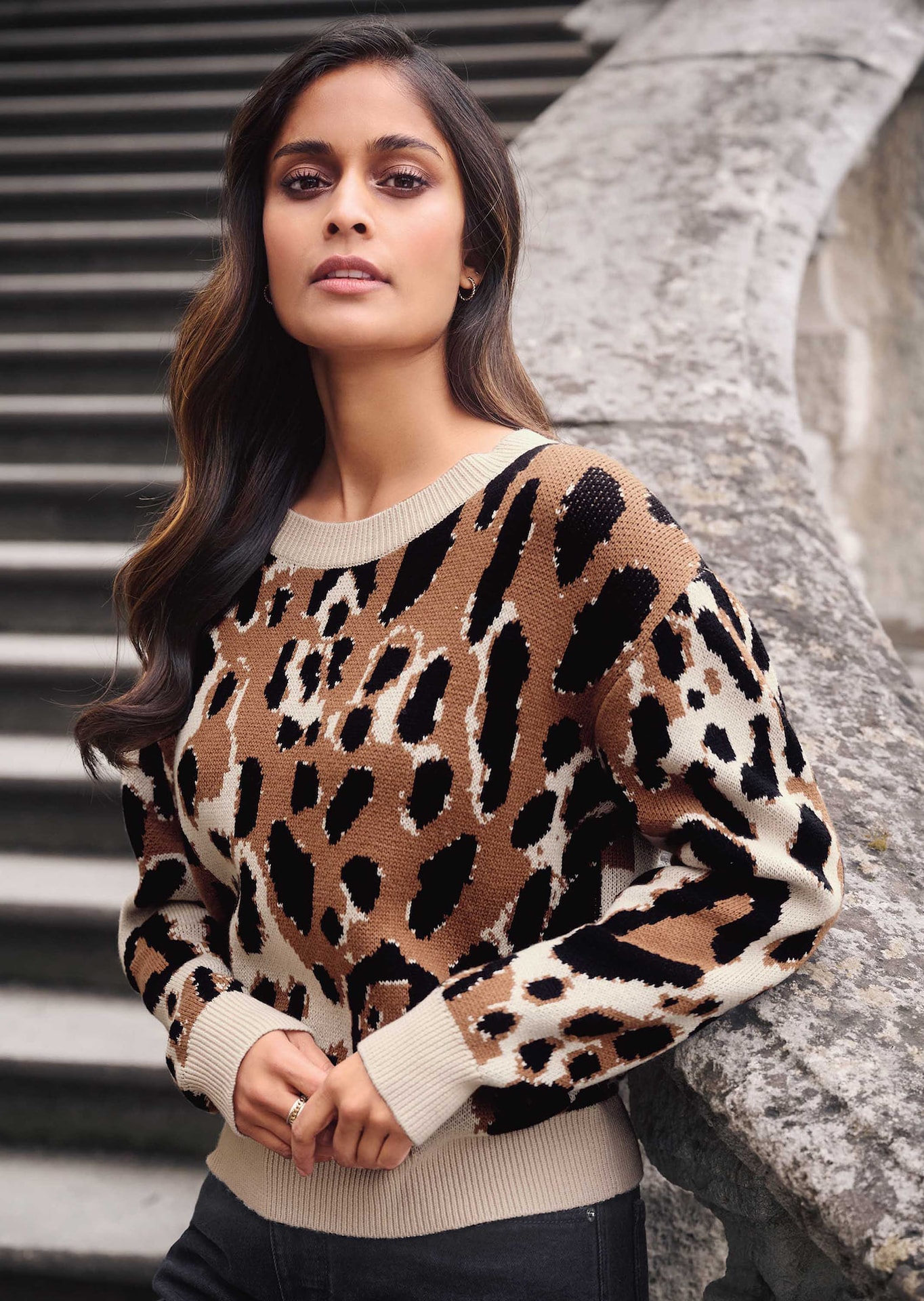 Pullover mit Animalmuster