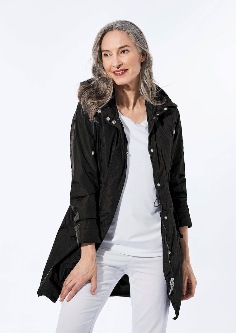 Trendiger leichter Regen Parka aus funktionalem Material