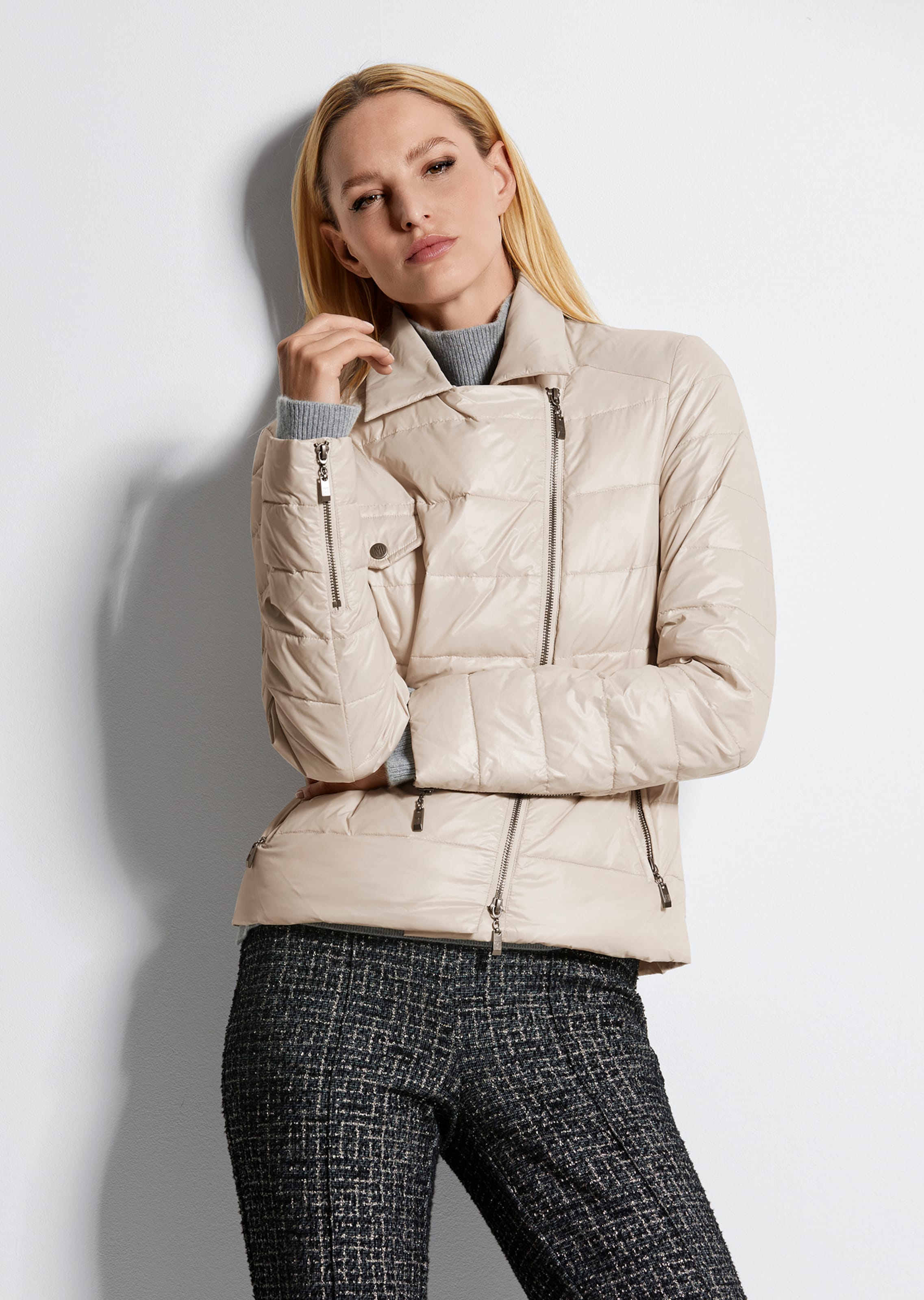 Steppjacke mit Reissverschluss