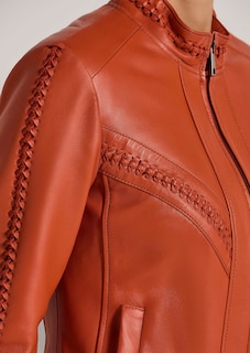 Veste. Cuir nappa d'agneau thumbnail 6