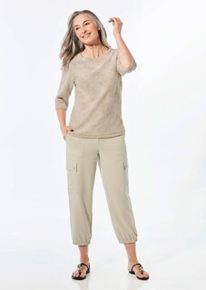 Strickpullover mit U-Boot-Ausschnitt thumbnail 2