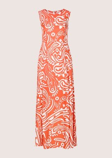 Ärmelloses Kleid mit Unikat-Print thumbnail 7