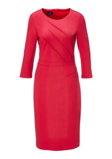 Schmales Jerseykleid mit 3/4-Ärmel und Zierbiesen thumbnail 2