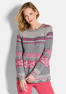 Pullover im modischen Norwegermuster thumbnail 1