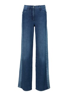Jeans mit Seitenstreifen aus hellem Denim thumbnail 2