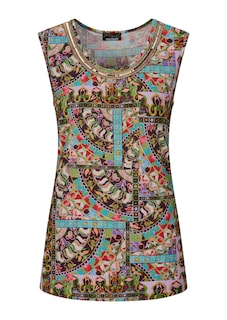 Jersey topje met pailletten thumbnail 6