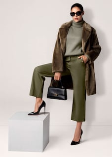 Oversized faux fur coat thumbnail 5
