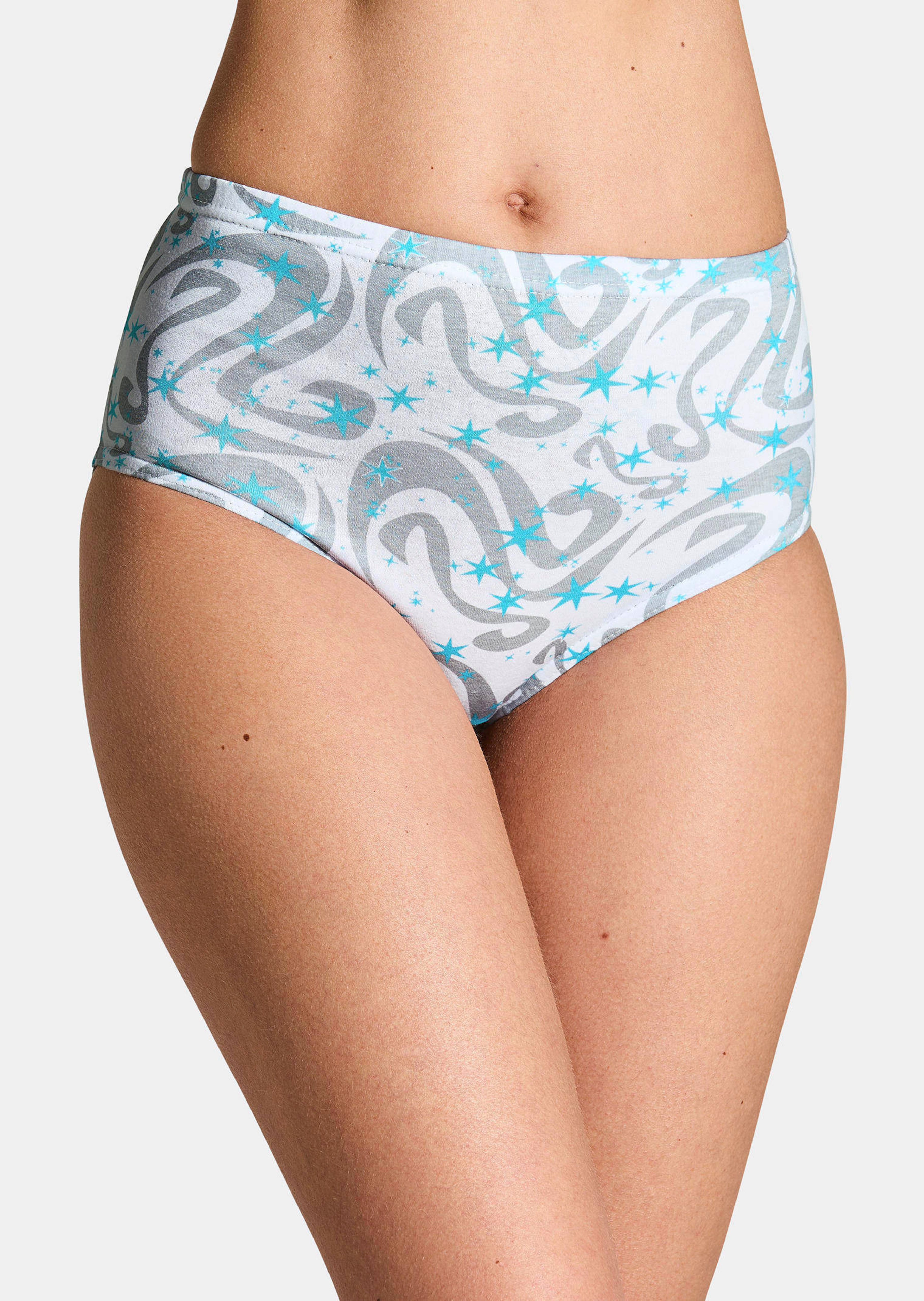 Lot de slips taille haute en coton