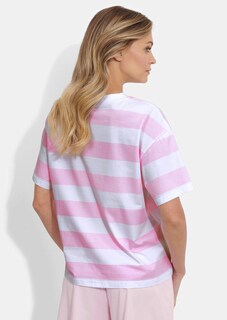 Gestreept shirt van katoen-jersey thumbnail 2
