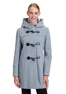 Duffelse coat van wolmix-materiaal thumbnail 2