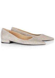 Spitze Ballerinas aus Veloursleder thumbnail 2