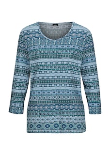 T-shirt en viscose à imprimé ethnique thumbnail 6
