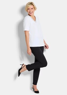 Katoenen shirt met borduursels thumbnail 2