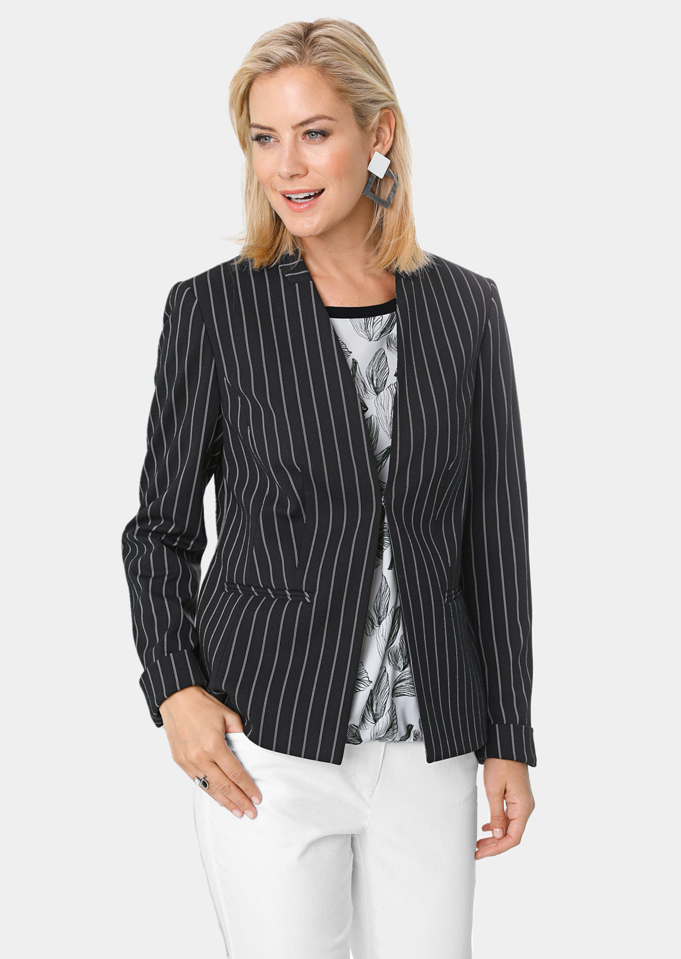 Cardigan met krijtstrepen