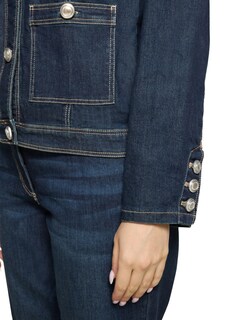 Veste en jean féminine, sans col thumbnail 5