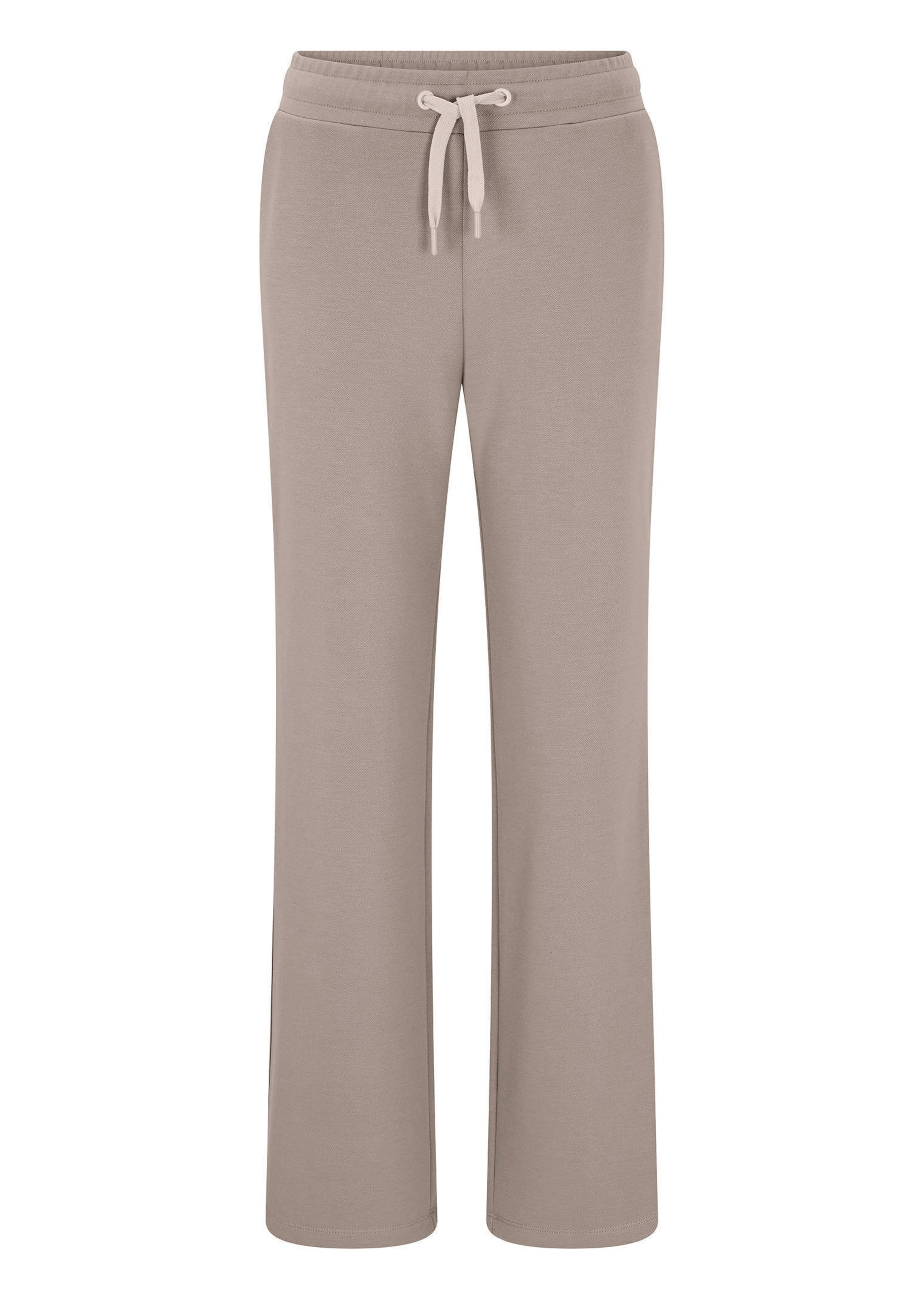 Sweatbroek met biezen aan de zijkant