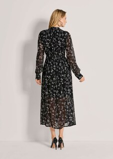Langes Kleid in Wickeloptik thumbnail 4