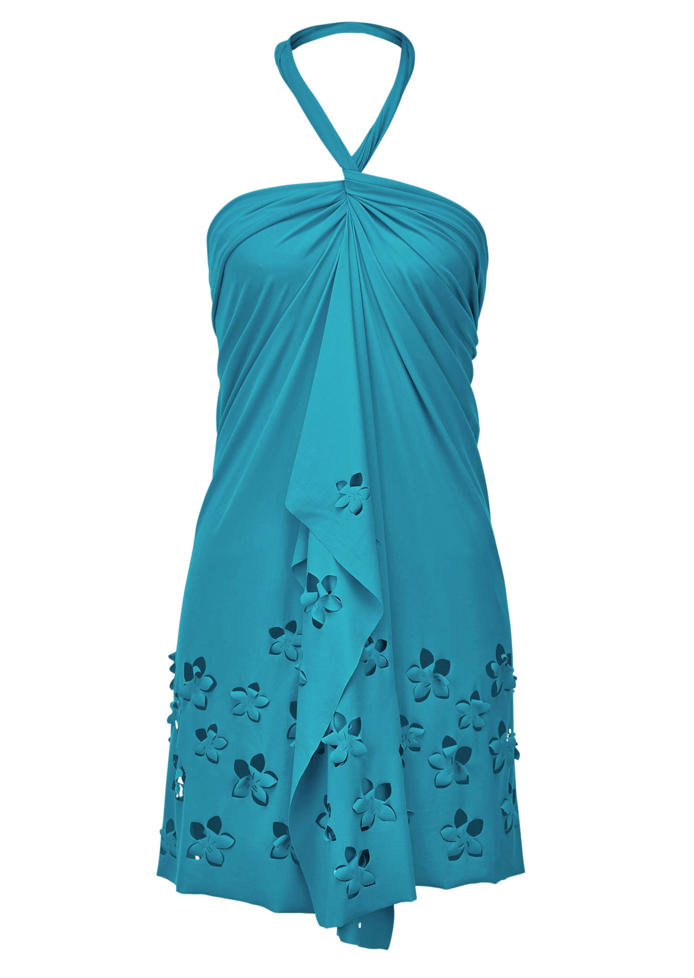 Pareo mit 3D-Blumenmuster