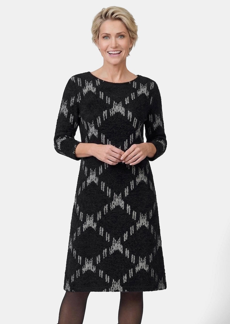 Jersey-Kleid in A-Linie
