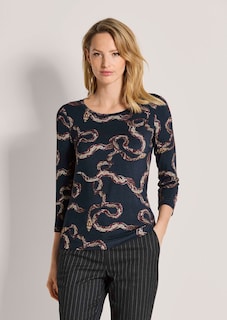 Viskose-Shirt mit Schlangenprint thumbnail 2