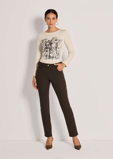 Schmal zulaufende Jeans mit Formbund thumbnail 3