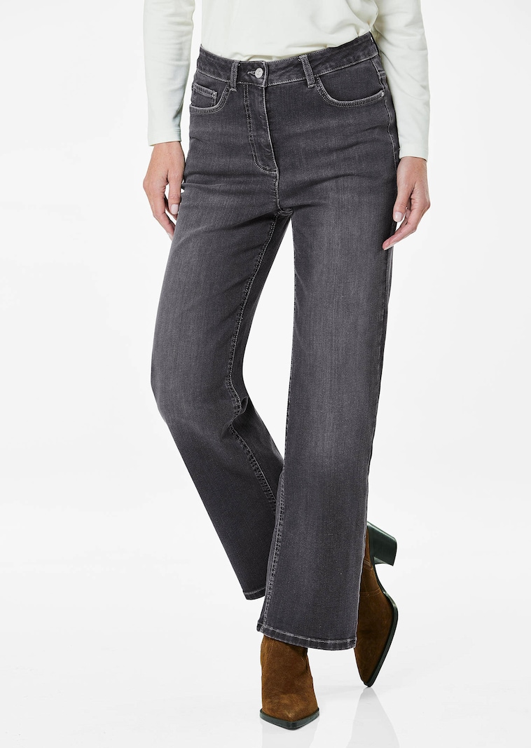 Weite Jeans VERA aus Stretch-Denim