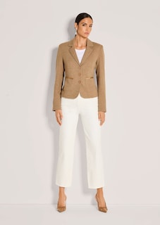 Jersey blazer with a honeycomb pattern thumbnail 3