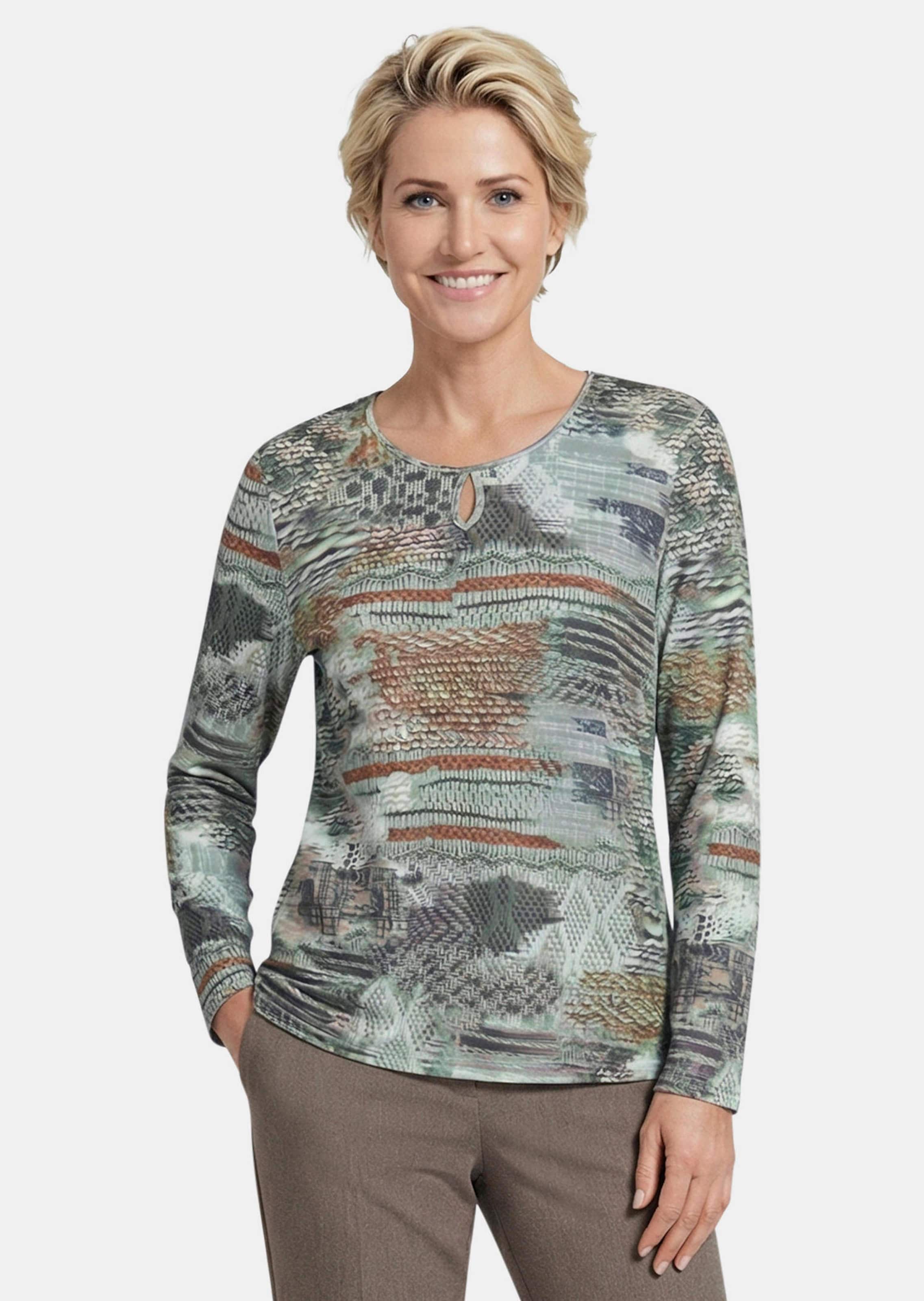 T-shirt en tricot imprimé
