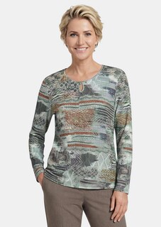 T-shirt en tricot imprimé thumbnail 1