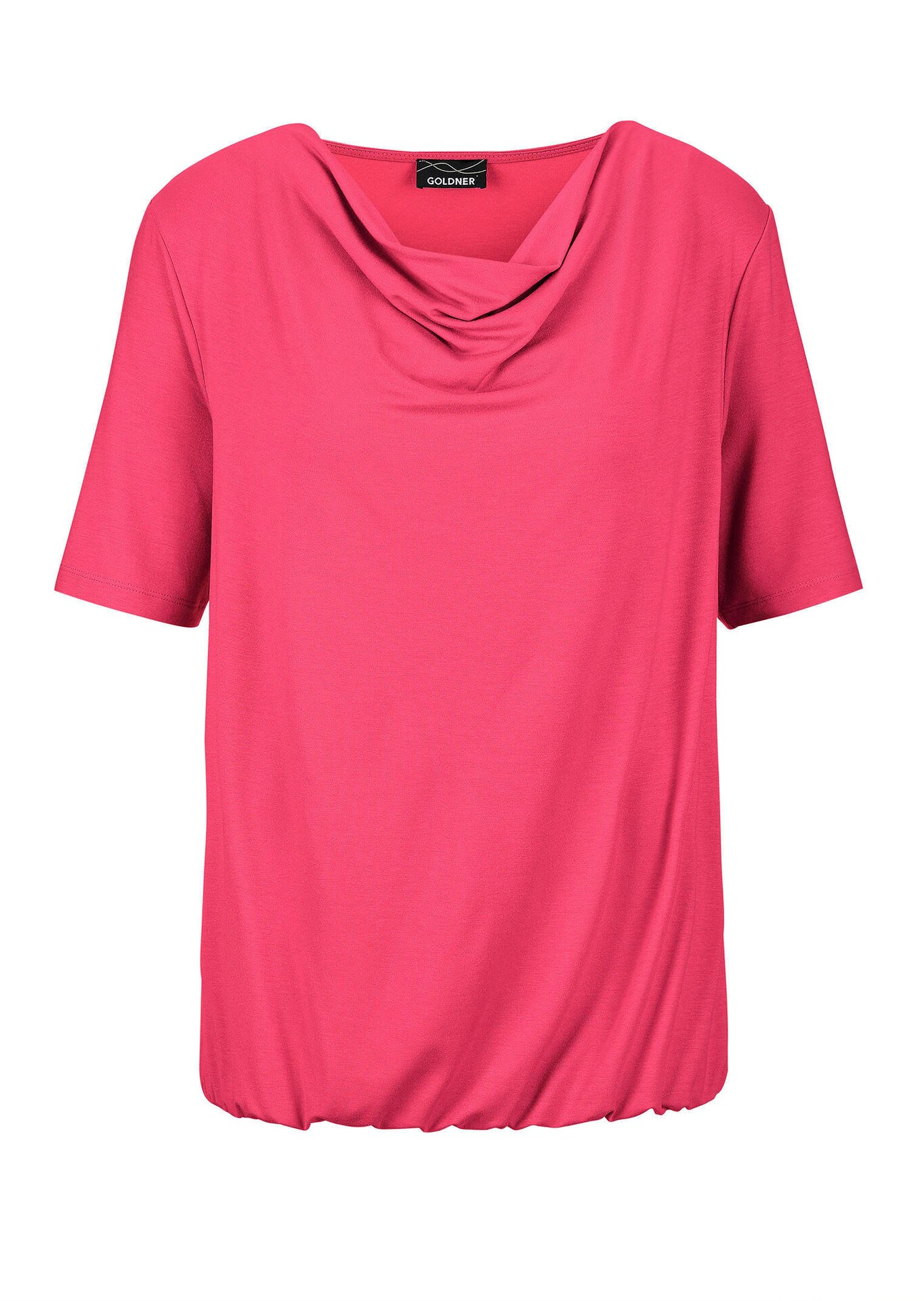 Shirt mit Wasserfallausschnitt