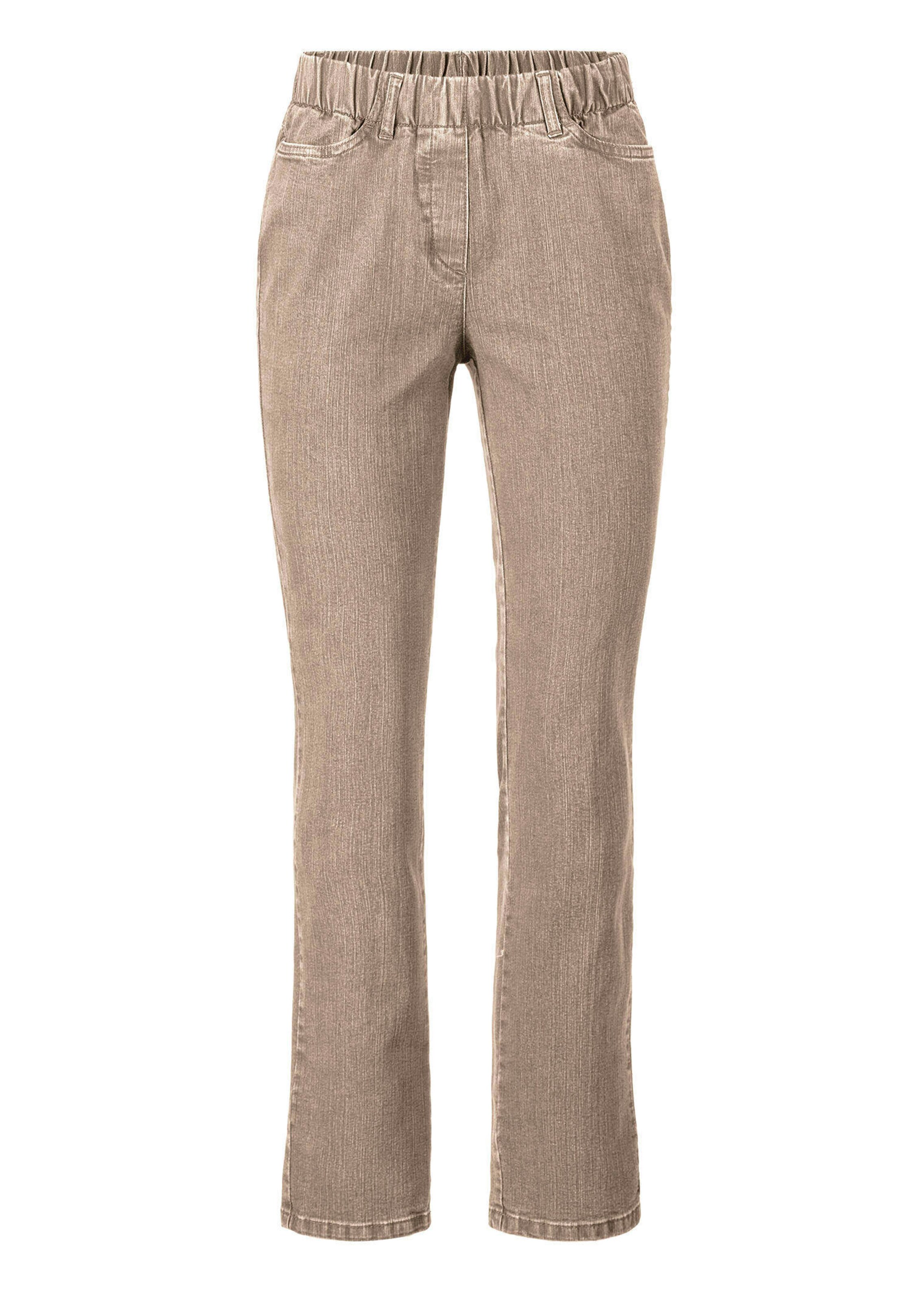 Klassieke jeans CARLA met elastische tailleband