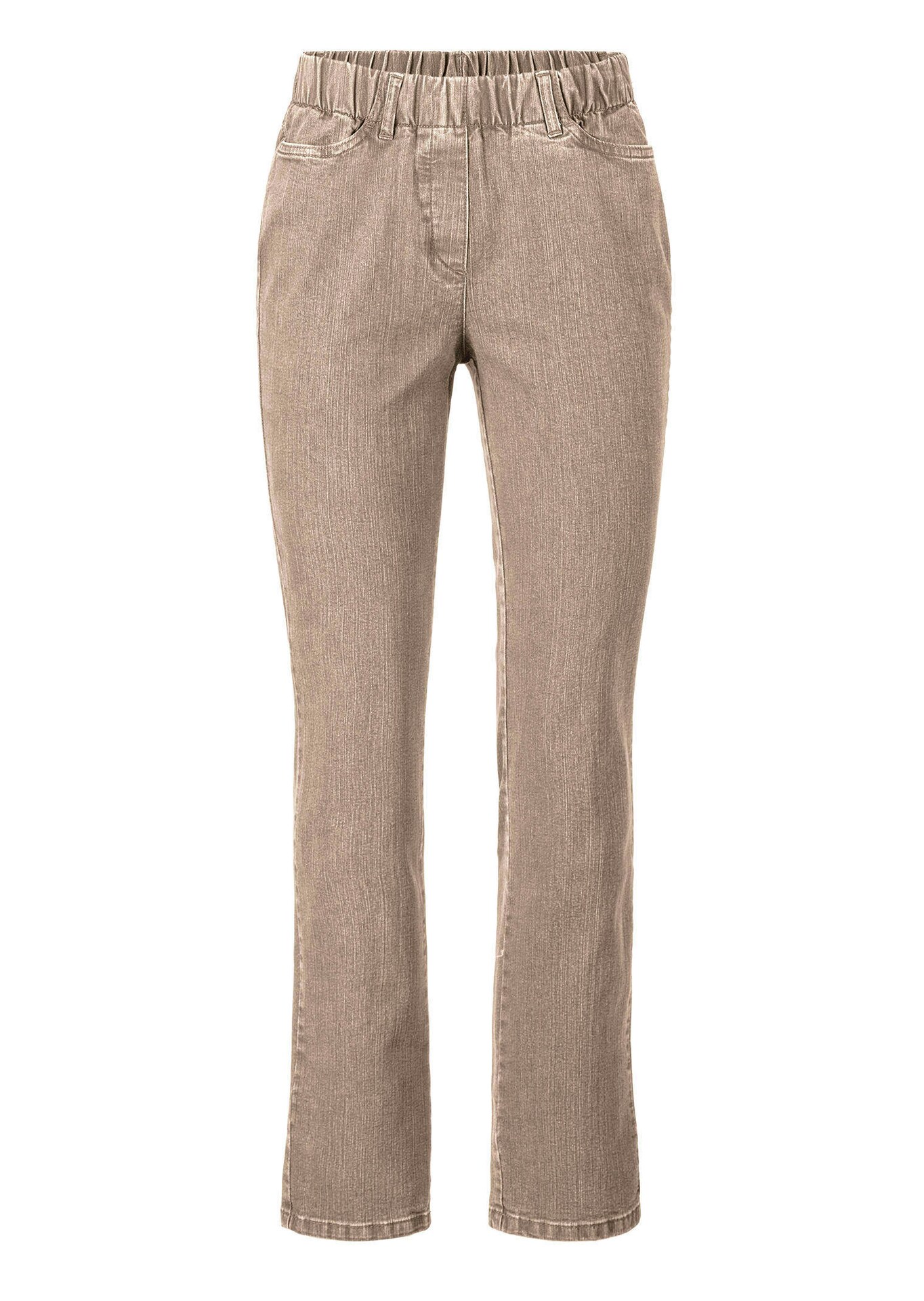 Klassieke jeans CARLA met elastische tailleband