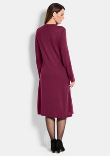 Robe en tricot à la coupe féminine en A thumbnail 3