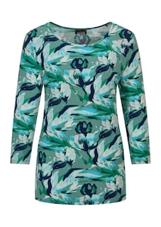 Jersey shirt met bloemenmotief thumbnail 6
