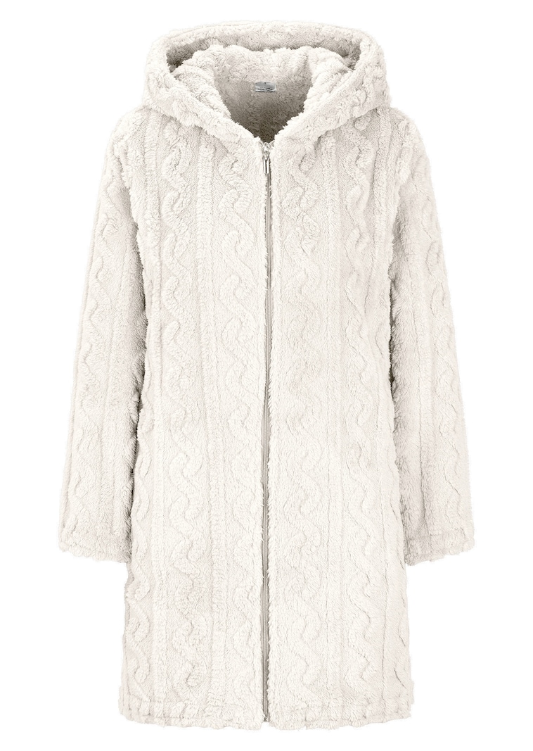 Veste polaire douillette avec capuche