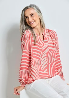 Lichte blouse van pure viscose thumbnail 7