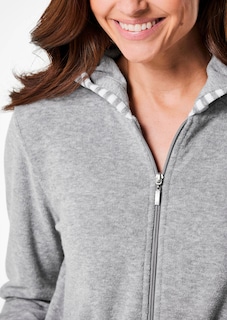 Terry coat with hood thumbnail 4