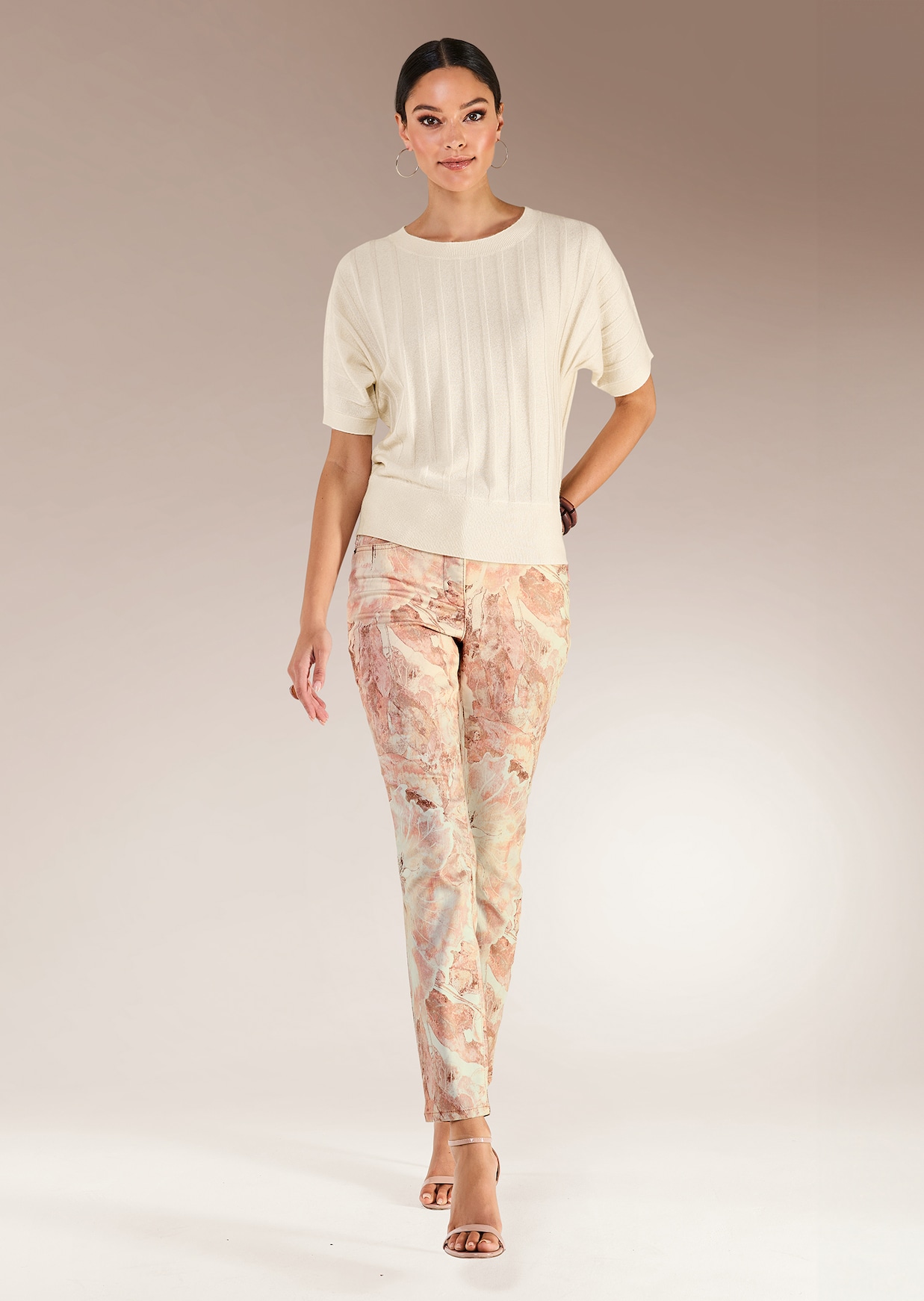 Pull rayé en Good Cashmere