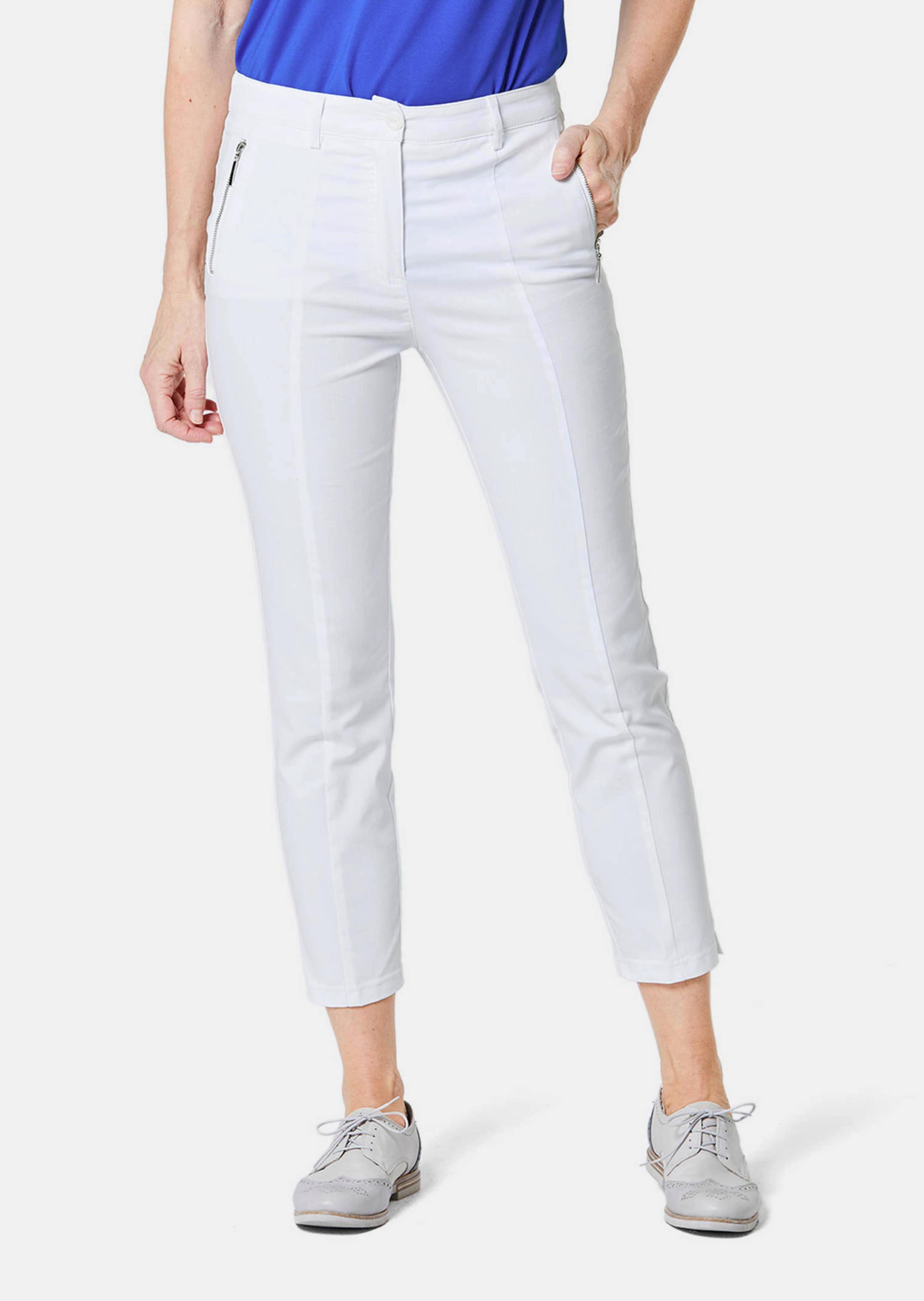 Elastische broek met extra stiksels