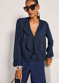 Blouse à volants à manches longues thumbnail 5